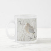 Weihnachten und Neues Jahr Gruß - Trauertote Mattglastasse (Links)