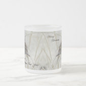 Weihnachten und Neues Jahr Gruß - Trauertote Mattglastasse (Mittel)