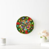 Weihnachten und Neujahr - Acrylmauer Runde Wanduhr (Zuhause)