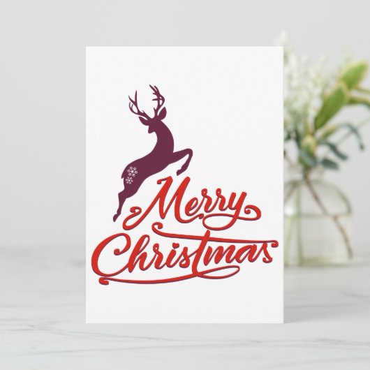 Weihnachten und Neujahr Grafikdesign, Wildtiere (Stehend Vorderseite)