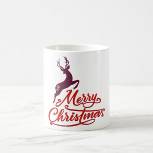 Weihnachten und Neujahr Grafikdesign, Wildtiere Kaffeetasse