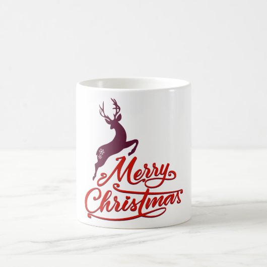 Weihnachten und Neujahr Grafikdesign, Wildtiere Kaffeetasse (Mittel)