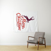 Weihnachten und Neujahr Grafikdesign, Wildtiere Wandteppich (Beispiel (Horizontal))