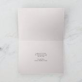 Weihnachten und Neujahr Kalligrafie Wintergrün (Innenseite)