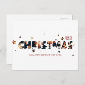 Weihnachten und Neujahr - Neuzeit Gold (Vorne/Hinten)