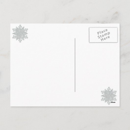 Weihnachten und Neujahrswünsche (Rückseite)