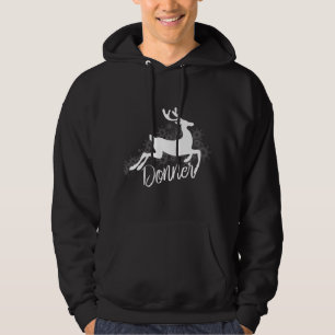 Weihnachten und Reindeer Donner Familie Hoodie