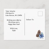 Weihnachten und Rentier am Heiligen Abend (Rückseite)