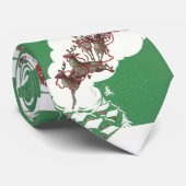 Weihnachten und Rentier am Heiligen Abend Krawatte (Gerollt)