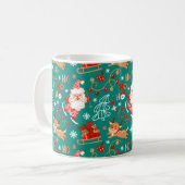 Weihnachten und Rentier Kaffeetasse (Vorderseite Links)