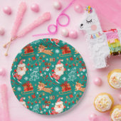 Weihnachten und Rentier Pappteller (Party)