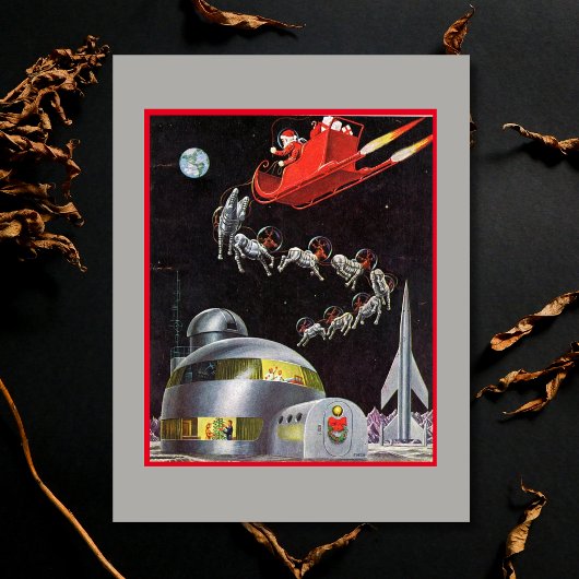 Weihnachten und Rentiere im Weltraum