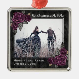 Weihnachten und Rose Gothic Ornament Aus Metall