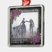 Weihnachten und Rose Gothic Ornament Aus Metall (Links)