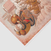 Weihnachten und Schlitten mit Rentier Decoupage Seidenpapier (Ausschnitt)