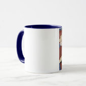 Weihnachten und Schneemann Tasse (Vorderseite Links)