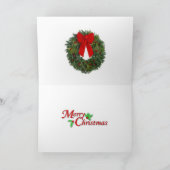 Weihnachten und seine Frettchen frohe Weihnachtska (Innenseite)