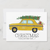 Weihnachten und so wie die New Yorker Taxi (Vorderseite)