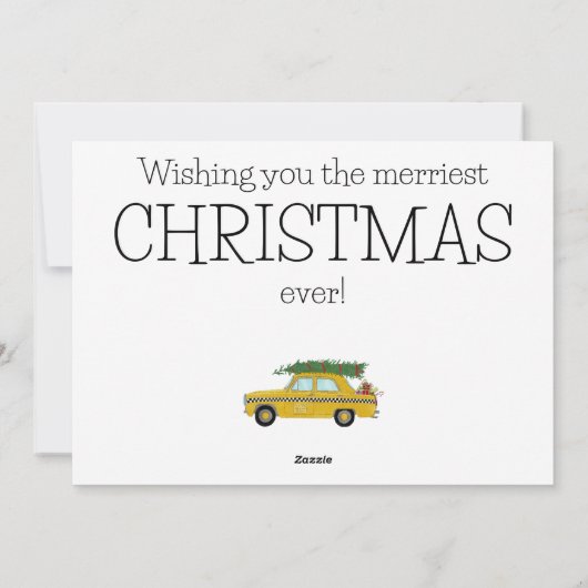 Weihnachten und so wie die New Yorker Taxi (Rückseite)