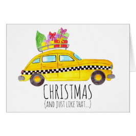 Weihnachten und so wie die New Yorker Taxi