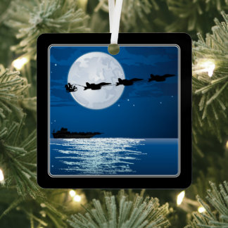 Weihnachten und Super Hornets F/A-18 Weihnachten Ornament Aus Metall