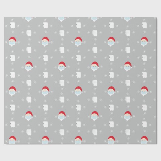 Weihnachten und Toilettenpapier Weihnachten 2020 Geschenkpapier (Flach)
