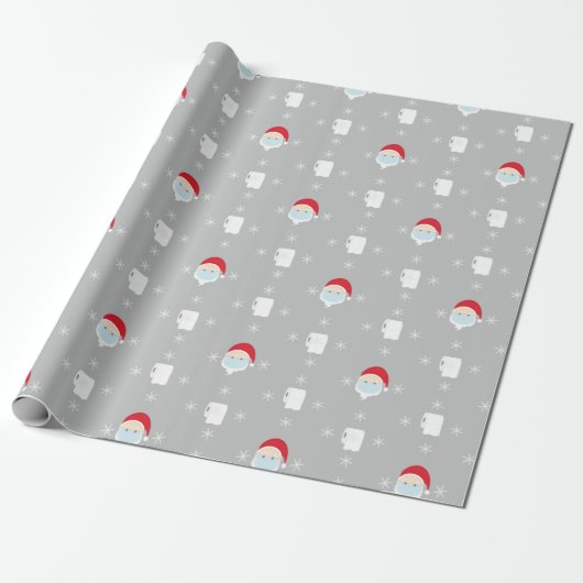 Weihnachten und Toilettenpapier Weihnachten 2020 Geschenkpapier (Ungerollt)