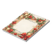 Weihnachten und Urlaub Notizblock (Rotiert)