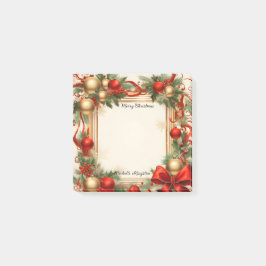 Weihnachten und Urlaub Post-it Klebezettel