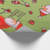 Weihnachten und Weihnachten Der Mensch und die Wei Geschenkpapier (Ecke)