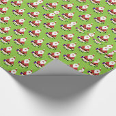 Weihnachten und Weihnachten Der Mensch und die Wei Geschenkpapier (Ecke)