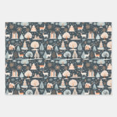 Weihnachten und Weihnachten Geschenkpapier Set (Vorderseite)