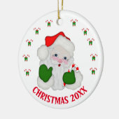 Weihnachten und Weihnachten Keramik Ornament (Links)