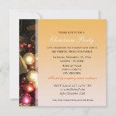 Weihnachten und Weihnachtsdekoration Party Einladung (Vorderseite)