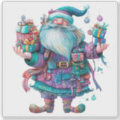 Weihnachten und Weihnachtsgeschenke: Frohe Weihnac Aufkleber (Vorderseite)