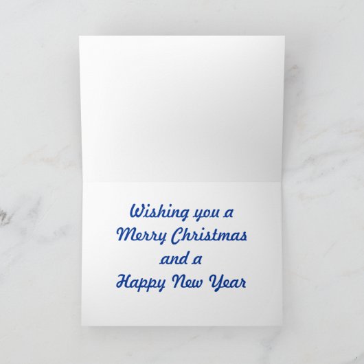 Weihnachten und Weihnachtskarte (Innenseite)