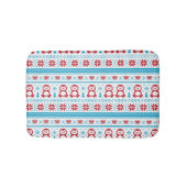 Weihnachten und Winter gestricktes Muster Badematte (Vorderseite)