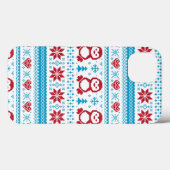 Weihnachten und Winter gestricktes Muster Case-Mate iPhone Hülle (Rückseite (Horizontal))