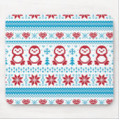 Weihnachten und Winter gestricktes Muster Mousepad (Vorne)
