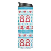 Weihnachten und Winter gestricktes Muster Thermosbecher (Nach rechts gedreht)