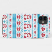 Weihnachten und Winter Strickmuster Case-Mate iPhone Hülle (Rückseite (Horizontal))