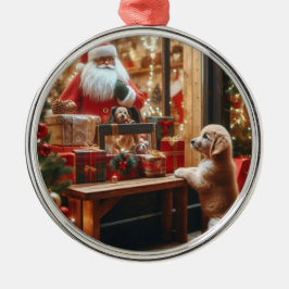 Weihnachten und Wünsche Ornament Aus Metall