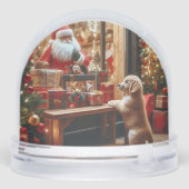 Weihnachten und Wünsche Schneekugeln (Rückseite)