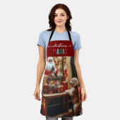 Weihnachten und Wünsche Schürze (Getragen)