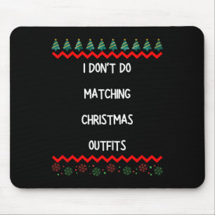 Weihnachten - Uni-Erwachsene - Schwarz - Klein - L Mousepad