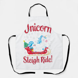 Weihnachten Unicorns Ristorante La Lanchetta Schürze