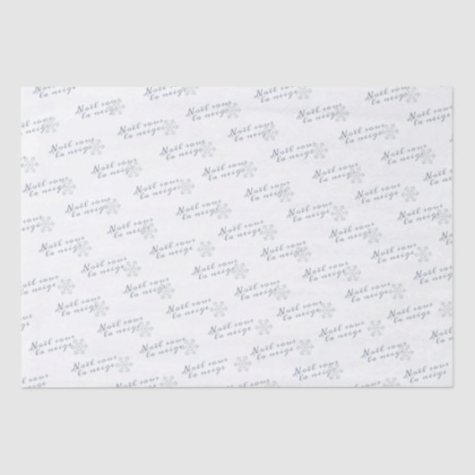 Weihnachten unter dem Schnee Weiße Weihnachten auf Seidenpapier (Vorderseite)