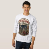 Weihnachten unter dem Wasserturm Vintage Sweatshirt (Vorne ganz)