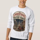 Weihnachten unter dem Wasserturm Vintage Sweatshirt (Vorderseite)