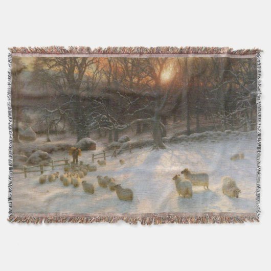 Weihnachten unter den schneebedeckten Zweigen Decke (Vorderseite)